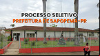 Processo Seletivo Prefeitura de Sapopema-PR 2025 é aberto